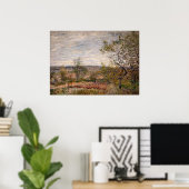 Alfred Sisley - Winderige dag bij Veneux Poster (Thuiskantoor)