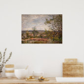 Alfred Sisley - Winderige dag bij Veneux Poster (Keuken)