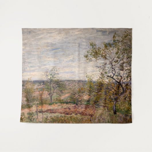 Alfred Sisley - Winderige dag bij Veneux Wandkleed (Voorkant (horizontaal))