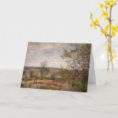Alfred Sisley - Windy Day in Veneux Kaart (Gele Bloem)
