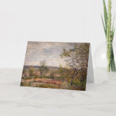 Alfred Sisley - Windy Day in Veneux Kaart (Voorkant)