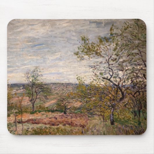 Alfred Sisley - Windy Day in Veneux Muismat (Voorkant)