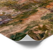 Alfred Sisley - Windy Day in Veneux Poster (Hoek)