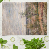 Alfred Sisley - Windy Day in Veneux Theedoek (Gevouwen)