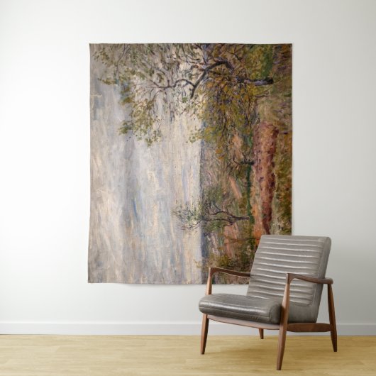 Alfred Sisley - Windy Day in Veneux Wandkleed (In situ)