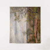 Alfred Sisley - Windy Day in Veneux Wandkleed (Voorkant)