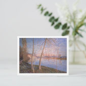 Alfred Sisley | Winterochtend Briefkaart (Staand voorkant)