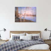 Alfred Sisley | Winterochtend Canvas Afdruk (Insitu (Slaapkamer))