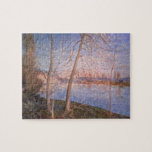 Alfred Sisley | Winterochtend Legpuzzel (Horizontaal)