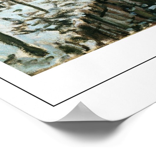 Alfred Sisley Zedign Art Poster #1 (Hoek)