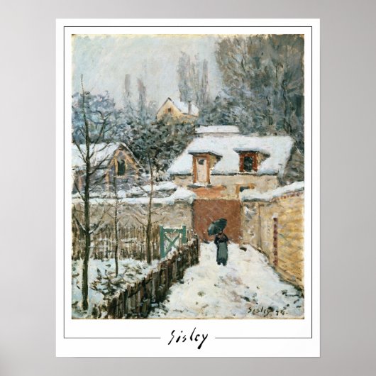 Alfred Sisley Zedign Art Poster #1 (Voorkant)