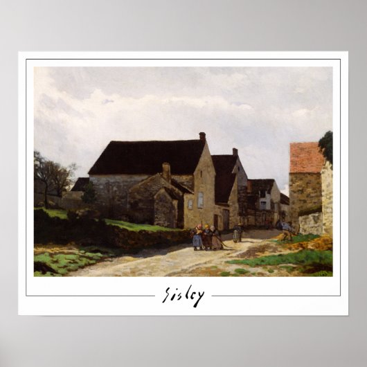 Alfred Sisley Zedign Art Poster #10 (Voorkant)