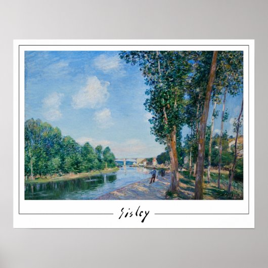 Alfred Sisley Zedign Art Poster #11 (Voorkant)