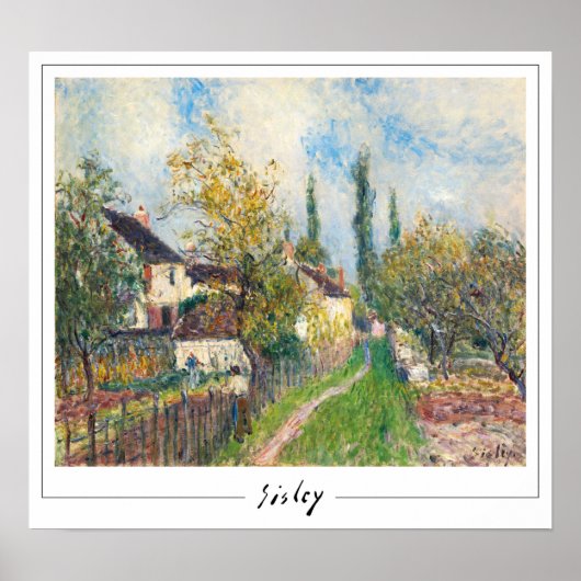 Alfred Sisley Zedign Art Poster #15 (Voorkant)