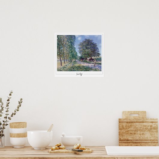 Alfred Sisley Zedign Art Poster #152 (Keuken)