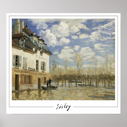 Alfred Sisley Zedign Art Poster #17 (Voorkant)