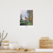 Alfred Sisley Zedign Art Poster #179 (Keuken)