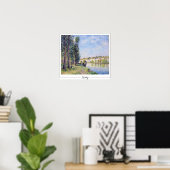 Alfred Sisley Zedign Art Poster #19 (Thuiskantoor)