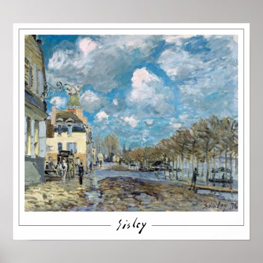 Alfred Sisley Zedign Art Poster #316 (Voorkant)
