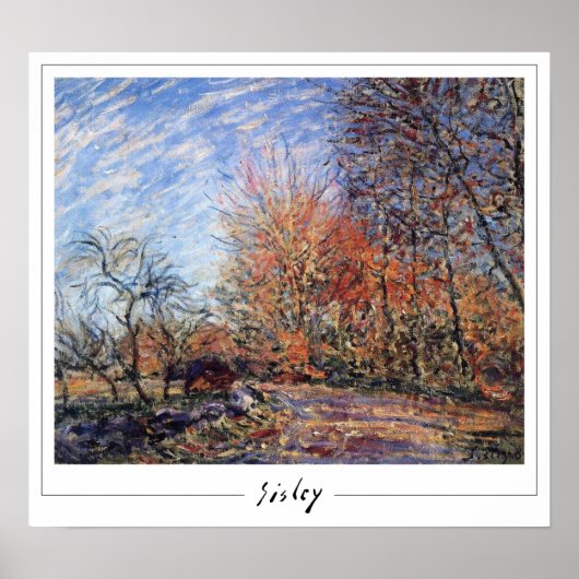 Alfred Sisley Zedign Art Poster #372 (Voorkant)