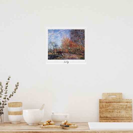 Alfred Sisley Zedign Art Poster #372 (Keuken)