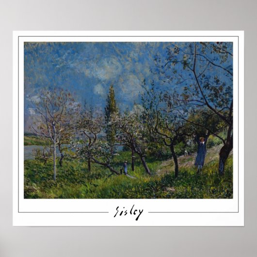Alfred Sisley Zedign Art Poster #5 (Voorkant)