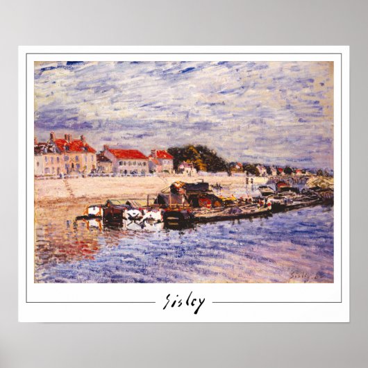 Alfred Sisley Zedign Art Poster #6 (Voorkant)