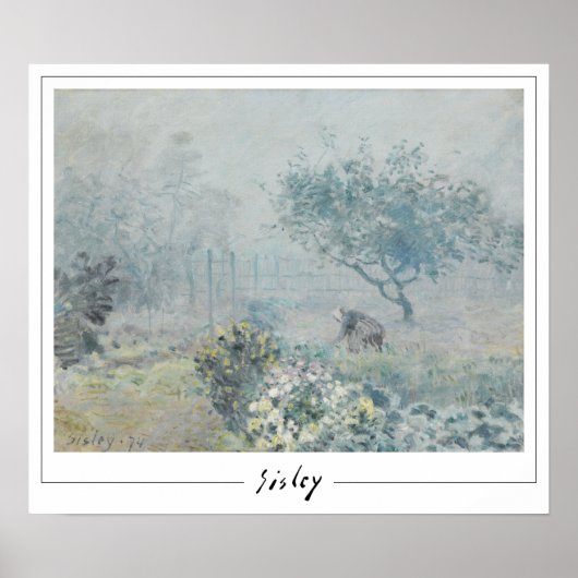 Alfred Sisley Zedign Art Poster #8 (Voorkant)