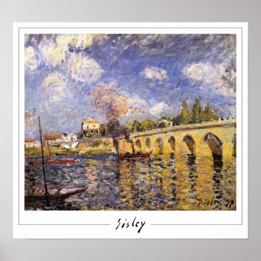 Alfred Sisley Zedign Art Poster #90 (Voorkant)