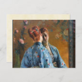 Alfred Stevens The Japans Parisian Briefkaart (Voorkant / Achterkant)