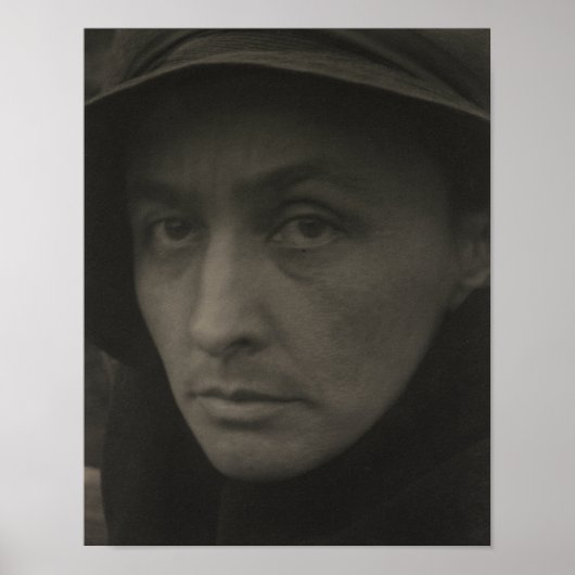 Alfred Stieglitz Georgia O’Keeffe Portret Foto Poster (Voorkant)