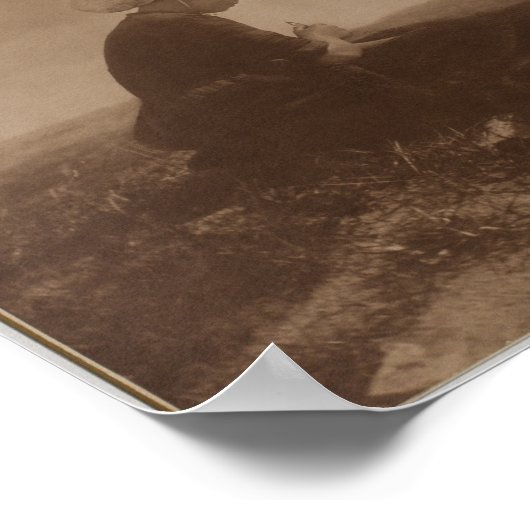 Alfred Stieglitz Net Mender Foto Poster (Hoek)