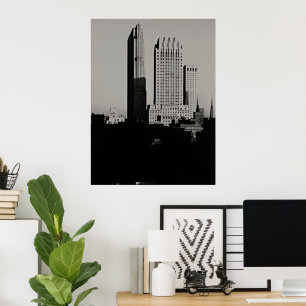 Alfred Stieglitz New York Skyline Vintage Foto Poster
