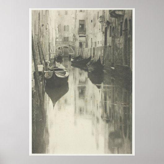 Alfred Stieglitz Venetiaans kanaal Foto Poster (Voorkant)