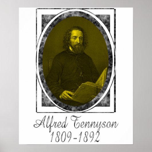 Alfred Tennyson Poster (Voorkant)
