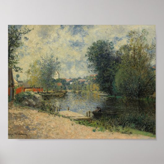 Alfred Wahlberg - Sommarlandskap Poster (Voorkant)