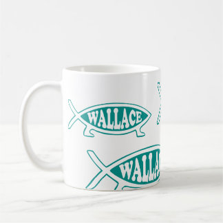 Alfred Wallace Evolution Fish Koffiemok