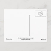 Alfred Zappa Memorial Bridge Briefkaart (Achterkant)
