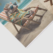 Alfredo & Valentino aan de Cote d'Azur Tissuepapier (Detail)