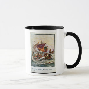 Alfred's kombuizen aanvallen de Viking Dragon aan Mok