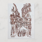 Alfresco Dining in the Evening | Madrid, Spanje Briefkaart (Voorkant)