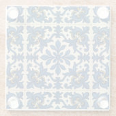 💙 "Alfresco & Fabulous" Glazen Onderzetter (Achterkant)