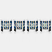 💙 "Alfresco & Fabulous" (set van 4) Whisky Glas (Links)