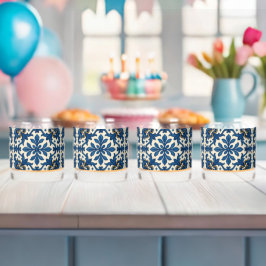 💙 "Alfresco & Fabulous" (set van 4) Whisky Glas