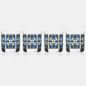 💙 "Alfresco & Fabulous" (set van 4) Whisky Glas (Rechts)