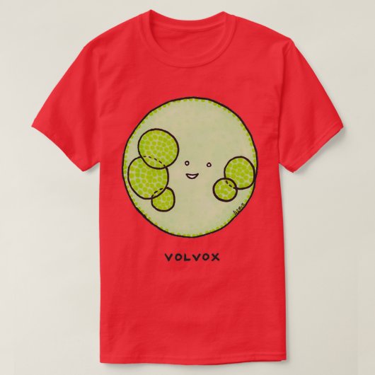 Algae volvox t-shirt (Design voorkant)