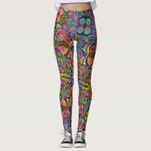 "Algaehuasca" Druk Leggings af van Dax + Haeckel