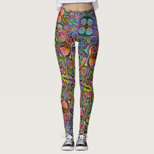 "Algaehuasca" Druk Leggings af van Dax + Haeckel