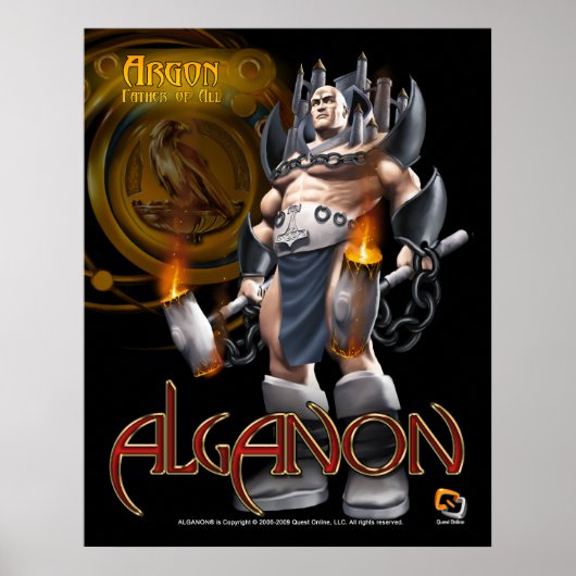 Alganon Argon Deity Poster (Voorkant)