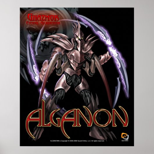 Alganon Ghazmok Deity Poster (Voorkant)